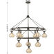 Sheriden 10 Light 40 inch Mediterranean Bronze Chandelier Ceiling Light