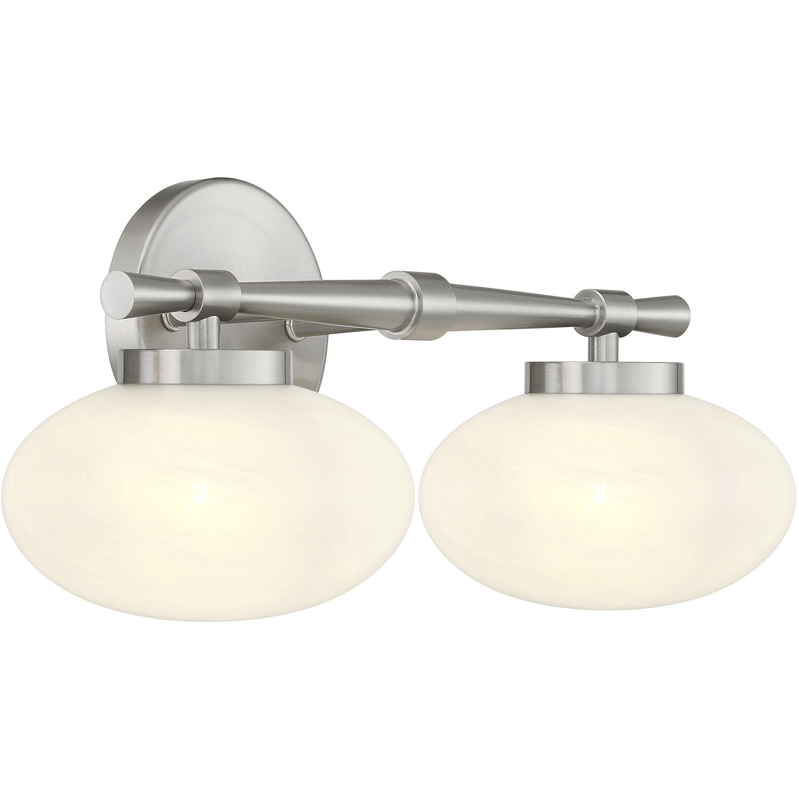 Barrow 2 Light 17 inch Satin Nickel Bathroom Vanity Light Wall Light