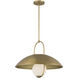 Lehigh 1 Light 22 inch Warm Brass Pendant Ceiling Light