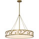 Halstead 8 Light 28.13 inch Antique Patina Chandelier Ceiling Light