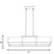 Orleans 5 Light 44.38 inch Distressed Gold Linear Chandelier Ceiling Light