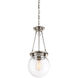 Landon 1 Light 9 inch Polished Nickel Pendant Ceiling Light, Orb