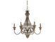 Ashford 6 Light 28 inch Aged Wood Chandelier Ceiling Light