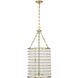 Byron 6 Light 16 inch Warm Brass Pendant Ceiling Light