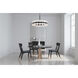 Boca 6 Light 27.5 inch Matte Black Chandelier Ceiling Light