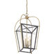 Dunbar 4 Light 14 inch English Bronze and Warm Brass Pendant Ceiling Light, Essentials