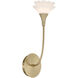 Florena 1 Light 5.38 inch Noble Brass Wall Sconce Wall Light