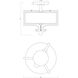 Rosendal 2 Light 16 inch Silver Sparkle Semi-Flush Ceiling Light
