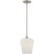 Octave 1 Light 8 inch Satin Nickel Pendant Ceiling Light, Essentials