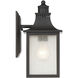 Monte Grande 1 Light 12 inch English Bronze Outdoor Wall Lantern