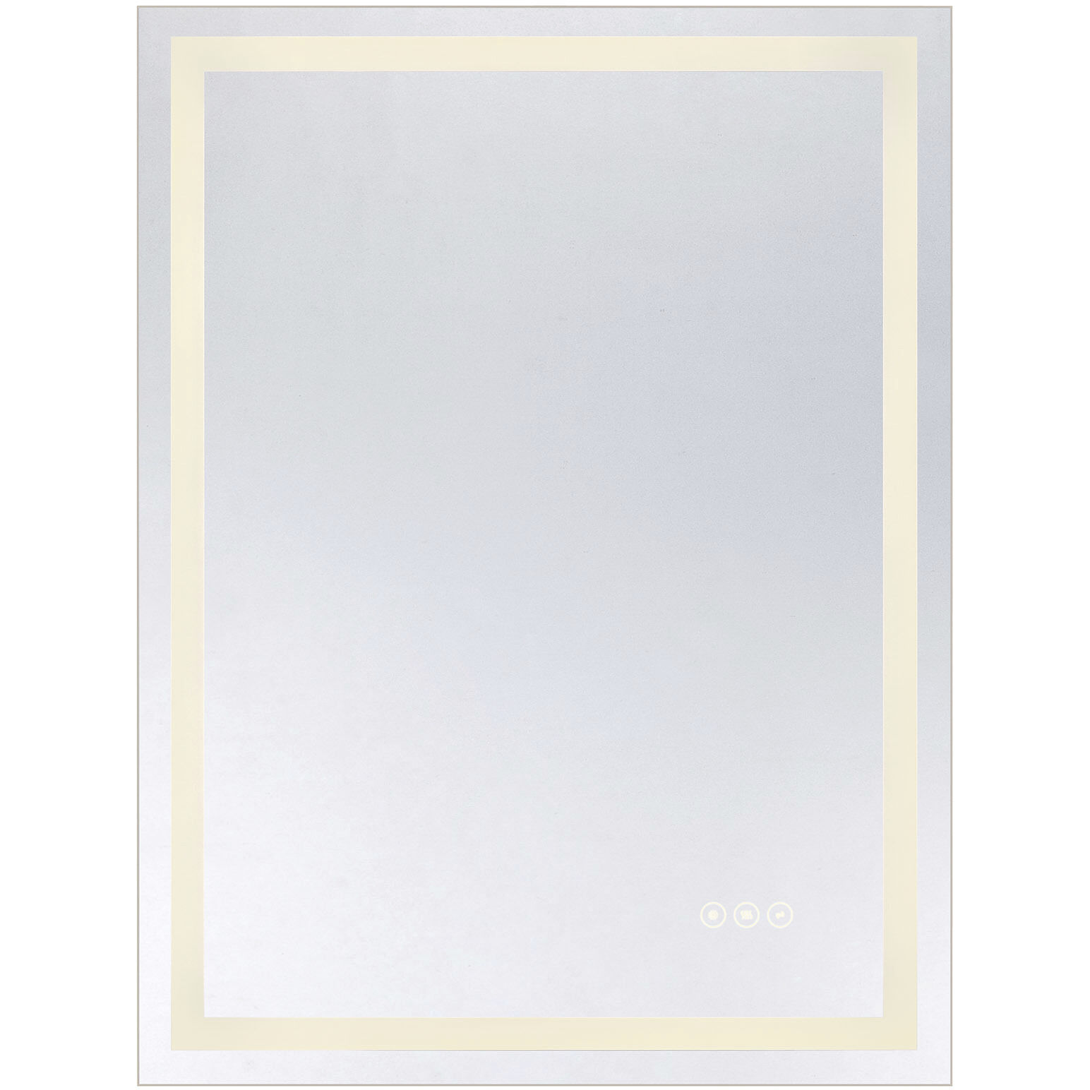 Beckett 32 X 24 inch Frost Mirror, Frontlit and Backlit