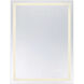 Beckett 32 X 24 inch Frost Mirror, Frontlit and Backlit
