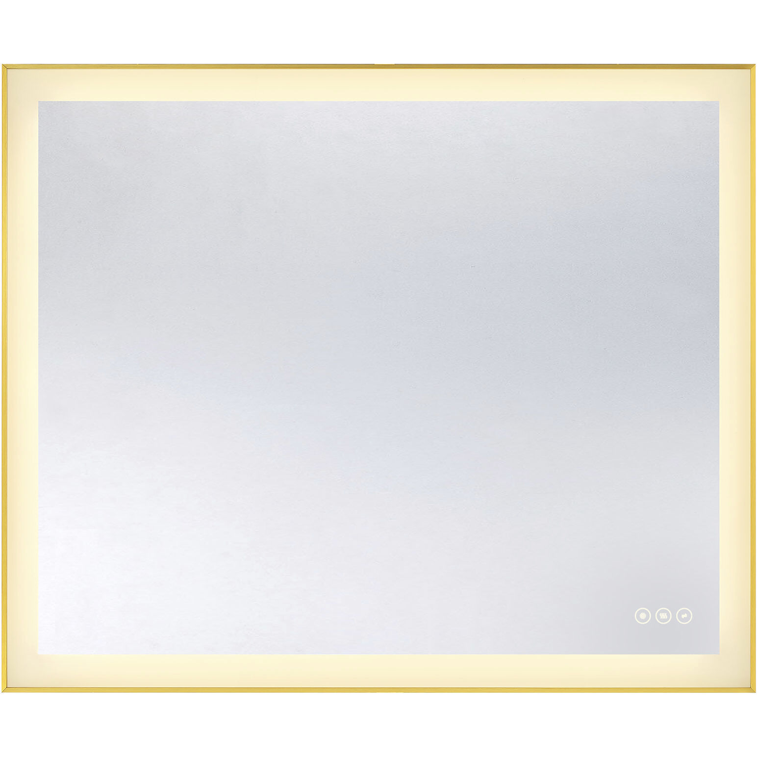 Paulding 36 X 30 inch Gold Mirror, Frontlit