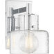 Dover Wall Sconce Wall Light in Chrome