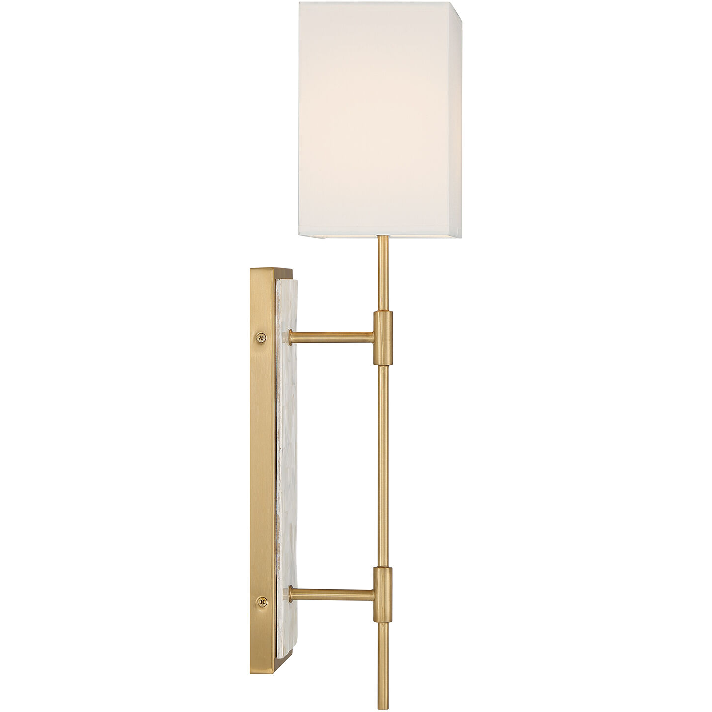 Eastover 1 Light 6.5 inch Warm Brass Wall Sconce Wall Light