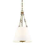 Austin 4 Light 18 inch Warm Brass Pendant Ceiling Light, Essentials