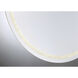 Cordova 32 X 32 inch Crushed Crystal Mirror, Frontlit