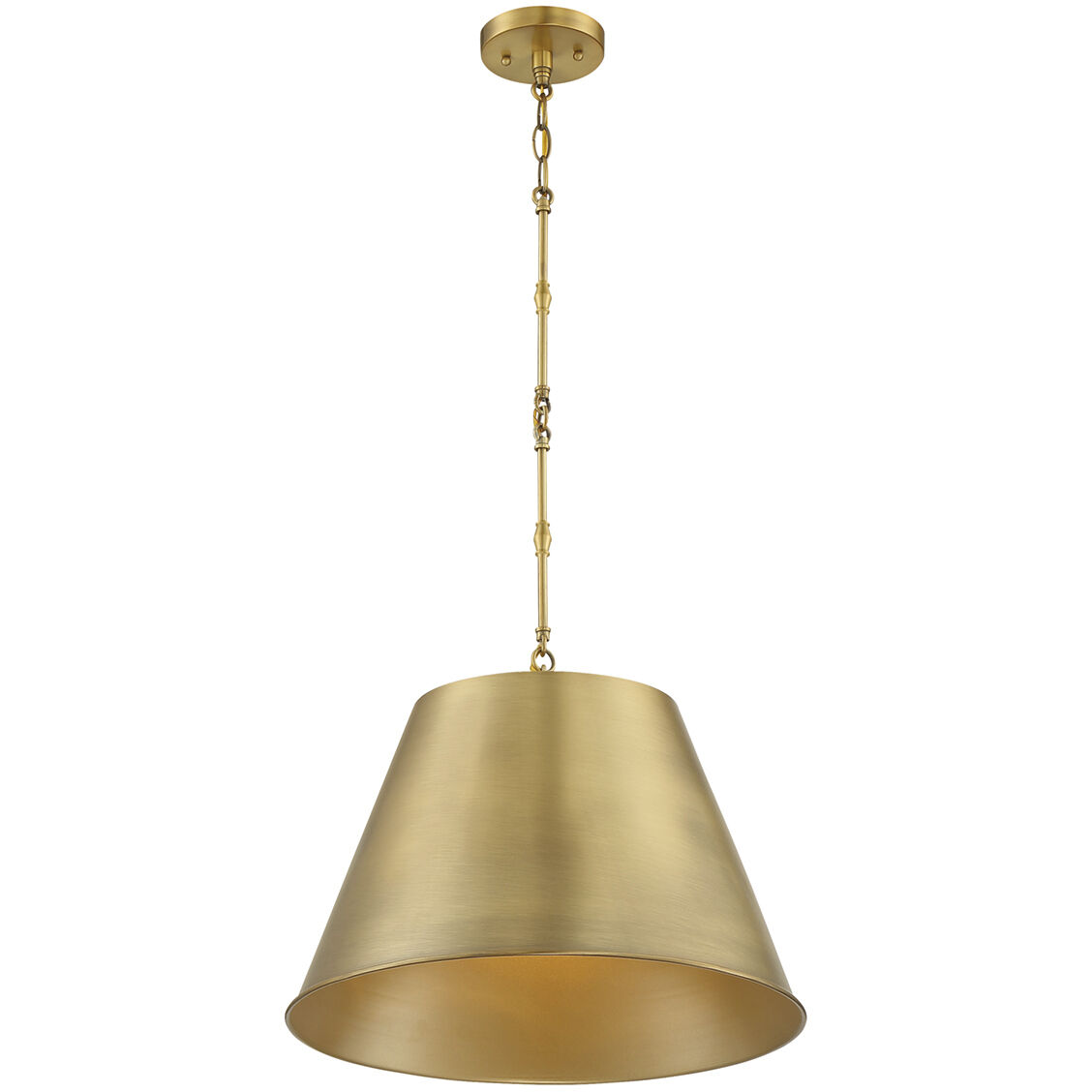 Savoy House 7-231-1-322 Alden 1 Light 18.25 inch Warm Brass