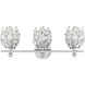 Moreno 3 Light 23.5 inch Polished Chrome Bathroom Vanity Light Wall Light