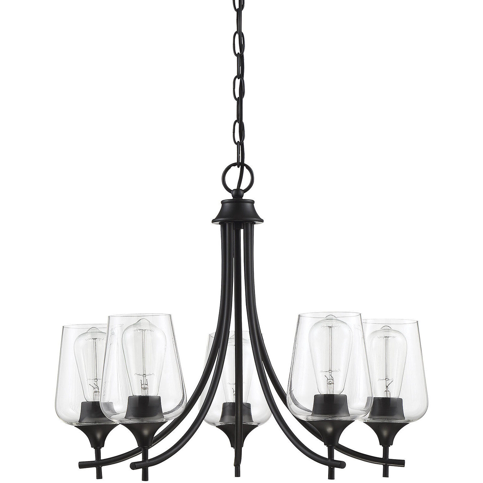 Black 5 arm chandelier new arrivals