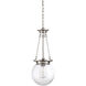Landon 1 Light 9 inch Polished Nickel Pendant Ceiling Light, Orb