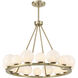 Loudon 16 Light 30 inch Noble Brass Chandelier Ceiling Light