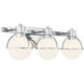 Pierce 3 Light 24 inch Chrome Bathroom Vanity Light Wall Light