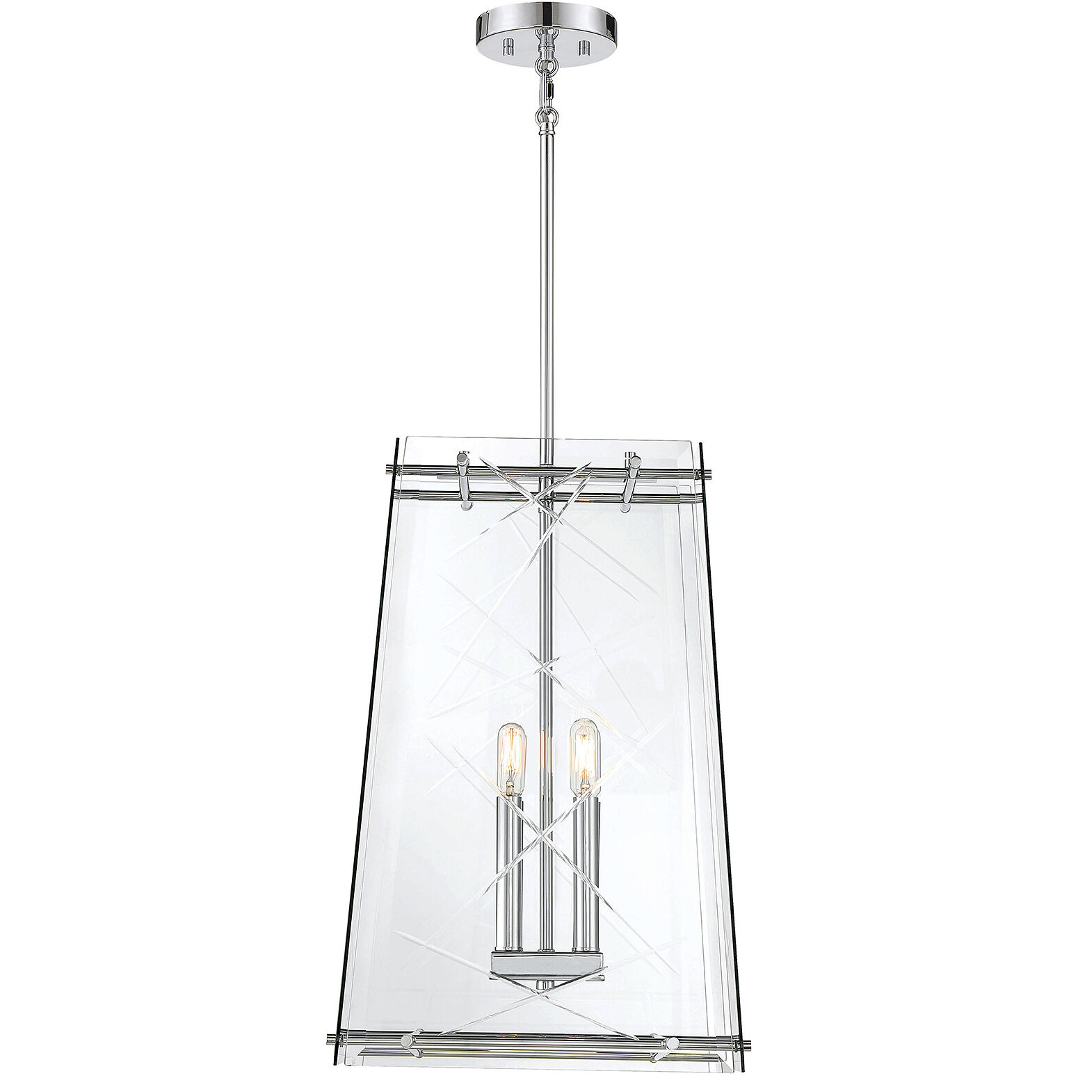 Kole 4 Light 14 inch Polished Chrome Pendant Ceiling Light, Essentials