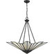 Rivage 4 Light 36 inch Matte Black Pendant Ceiling Light