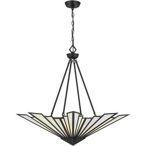 Rivage 4 Light 36 inch Matte Black Pendant Ceiling Light