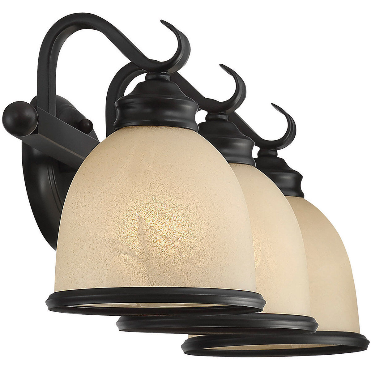 Willoughby 3 Light 25 inch English Bronze Bath Light Wall Light