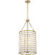 Byron 6 Light 16 inch Warm Brass Pendant Ceiling Light