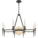 Sanger 10 Light 37 inch Mediterranean Bronze Chandelier Ceiling Light