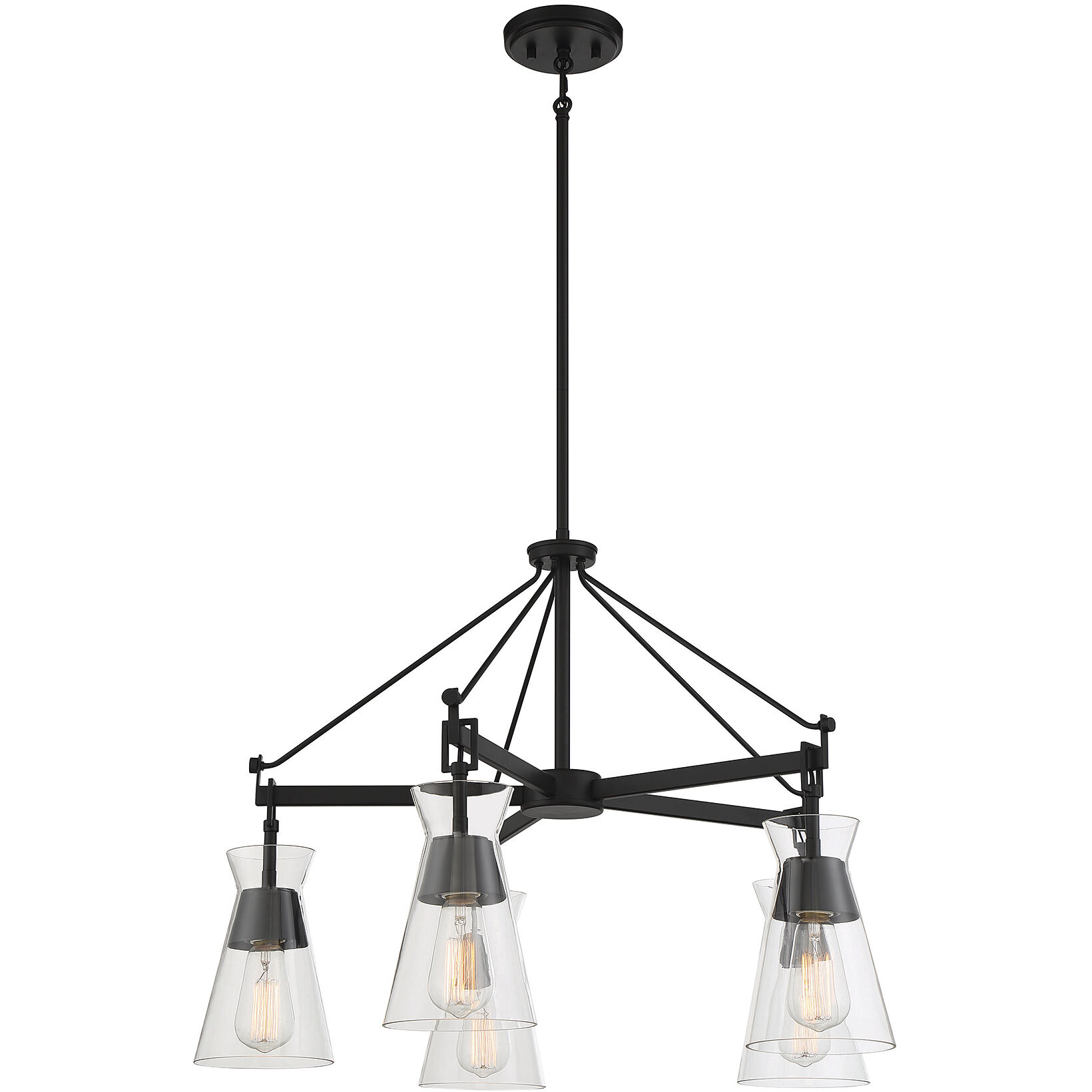 Savoy House 1-1832-5-89 Lakewood 5 Light 28 inch Matte Black