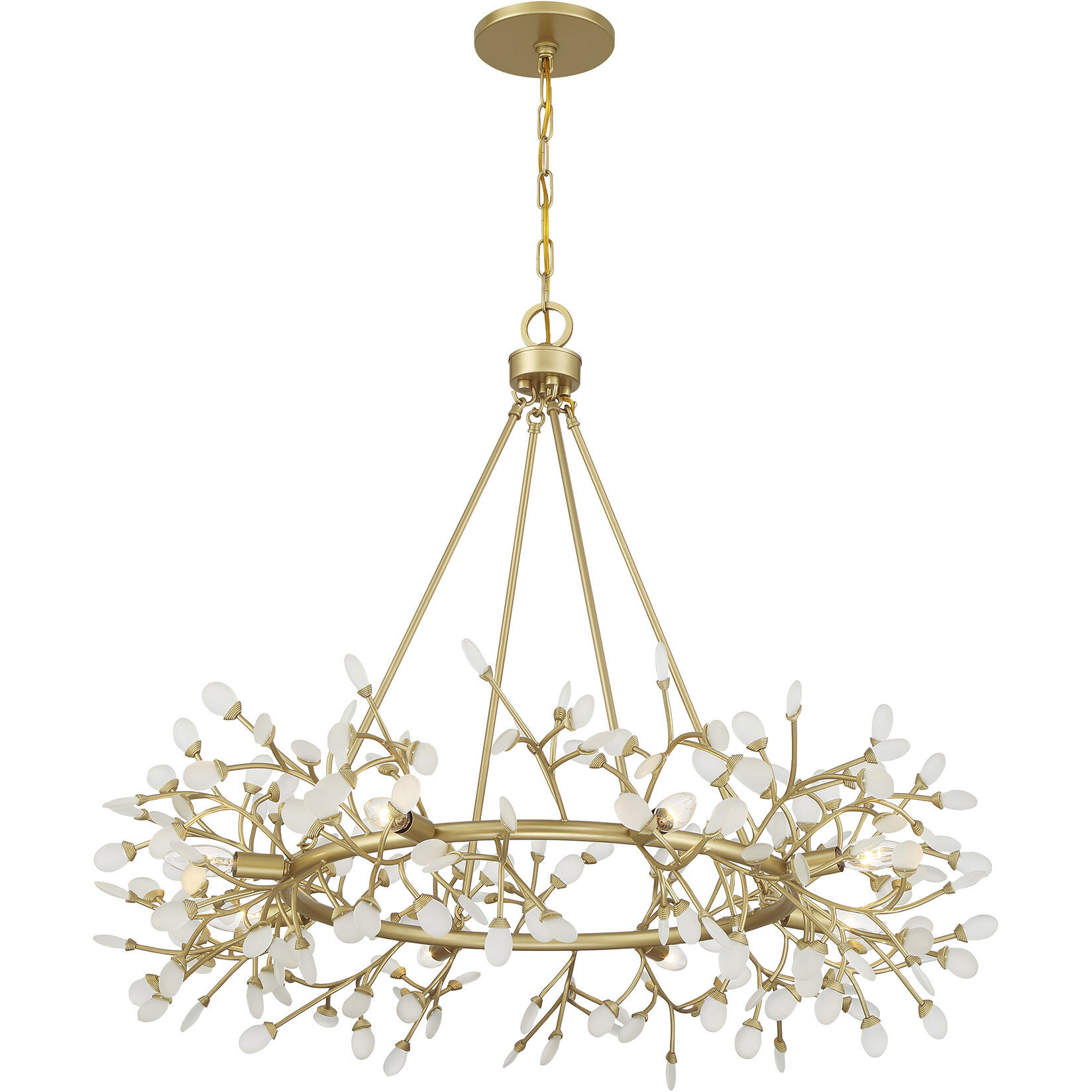 ライト・ランタン WHAT WE WANT GOALSTAND OAK Savoy House 1-9855-8-328 Once 8 Light 36 inch Spun Gold