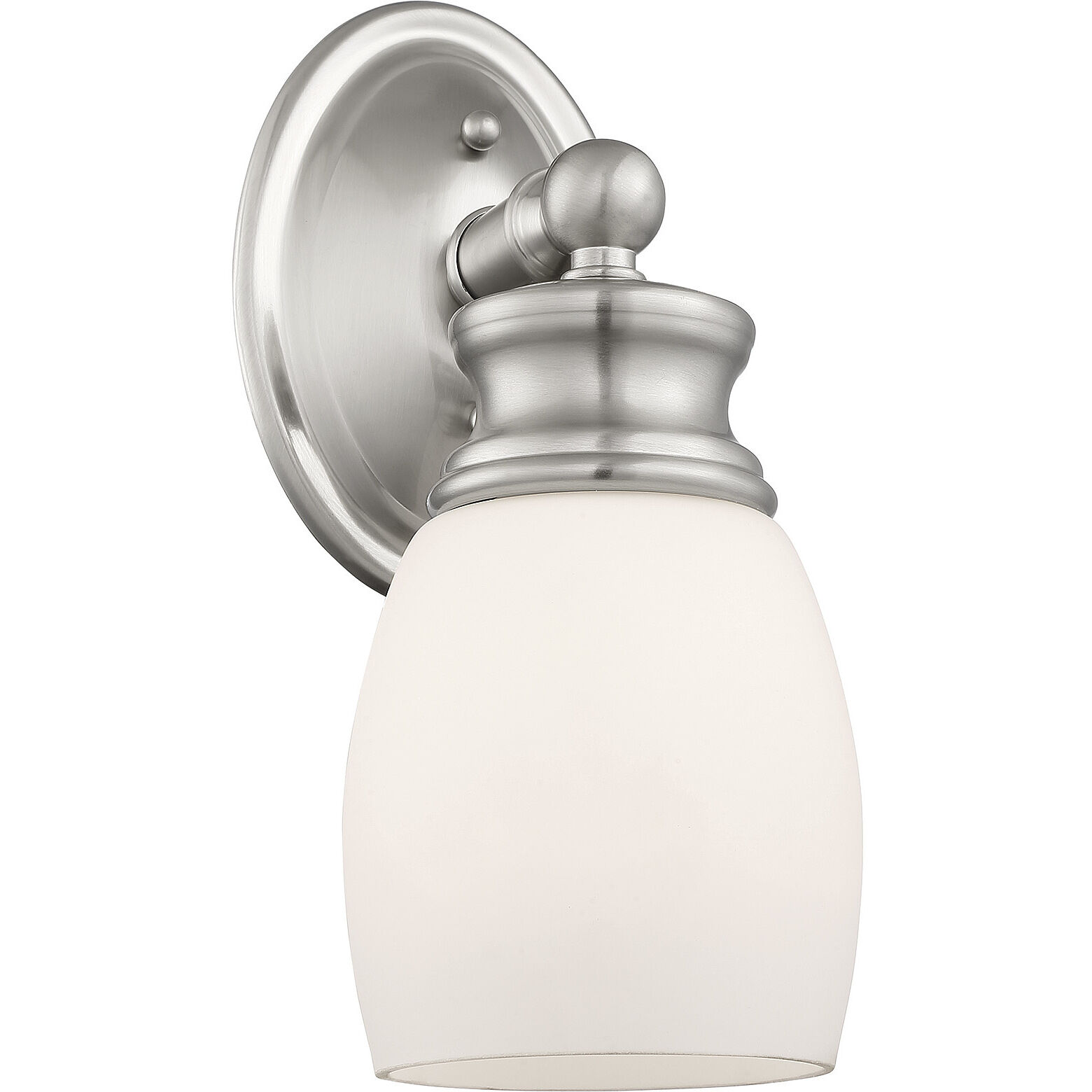 Elise 1 Light 4.5 inch Satin Nickel Wall Sconce Wall Light, Essentials