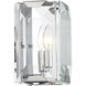 Bangle 1 Light 6 inch Polished Chrome Sconce Wall Light