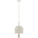 Lunara 3 Light 10 inch Cotton Pendant Ceiling Light