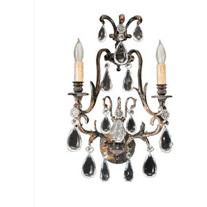 Savoy House Versailles 2 Light Wall Sconce in Oxidized Brass 9-442-2-175