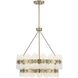 Bancroft 5 Light 24 inch Noble Brass Chandelier Ceiling Light