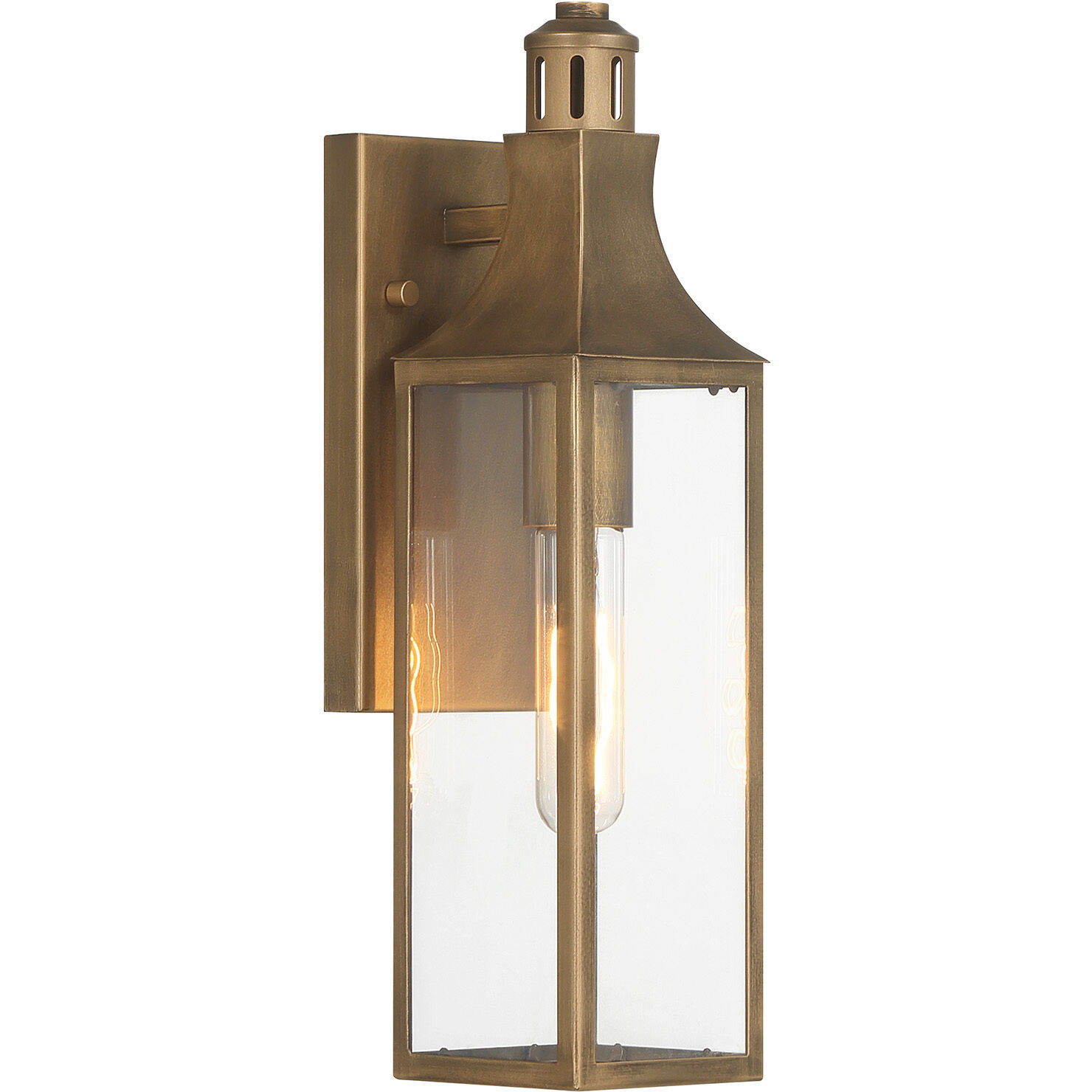 Lancaster 1 Light 15.88 inch Atlas Bronze Outdoor Wall Lantern