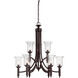 Trudy 9 Light 28 inch English Bronze Chandelier Ceiling Light