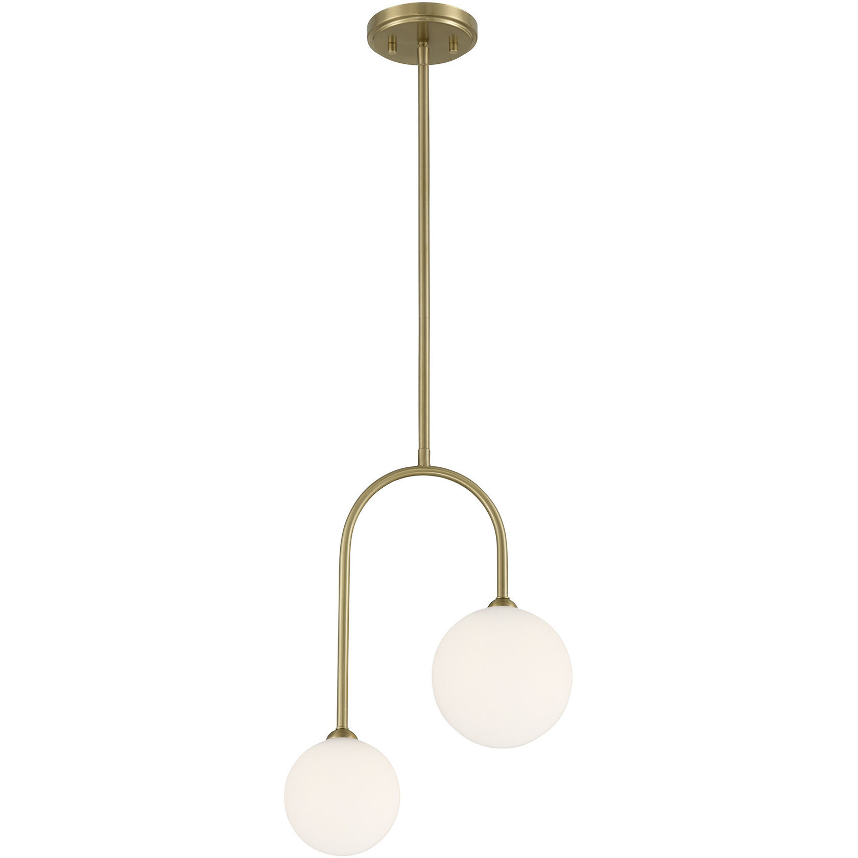 Chester 2 Light 12 inch Noble Brass Pendant Ceiling Light