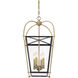 Dunbar 4 Light 14 inch English Bronze and Warm Brass Pendant Ceiling Light, Essentials