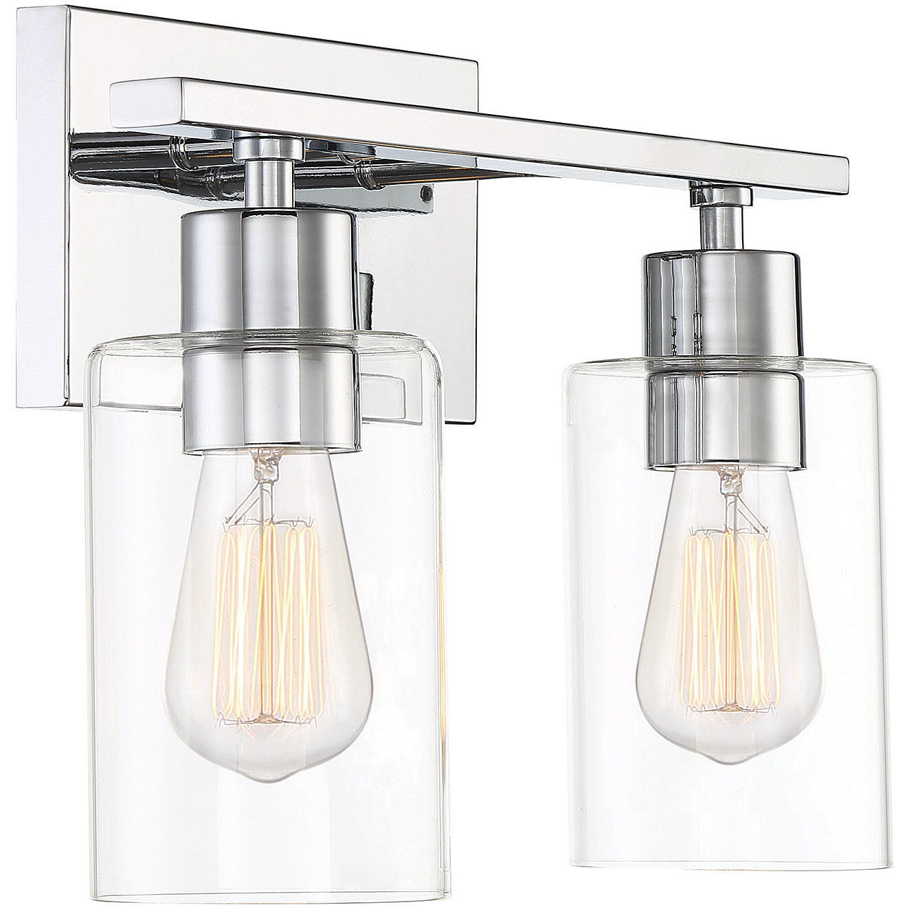 Lambert 2 Light 13.25 inch Polished Chrome Bathroom Vanity Light Wall Light