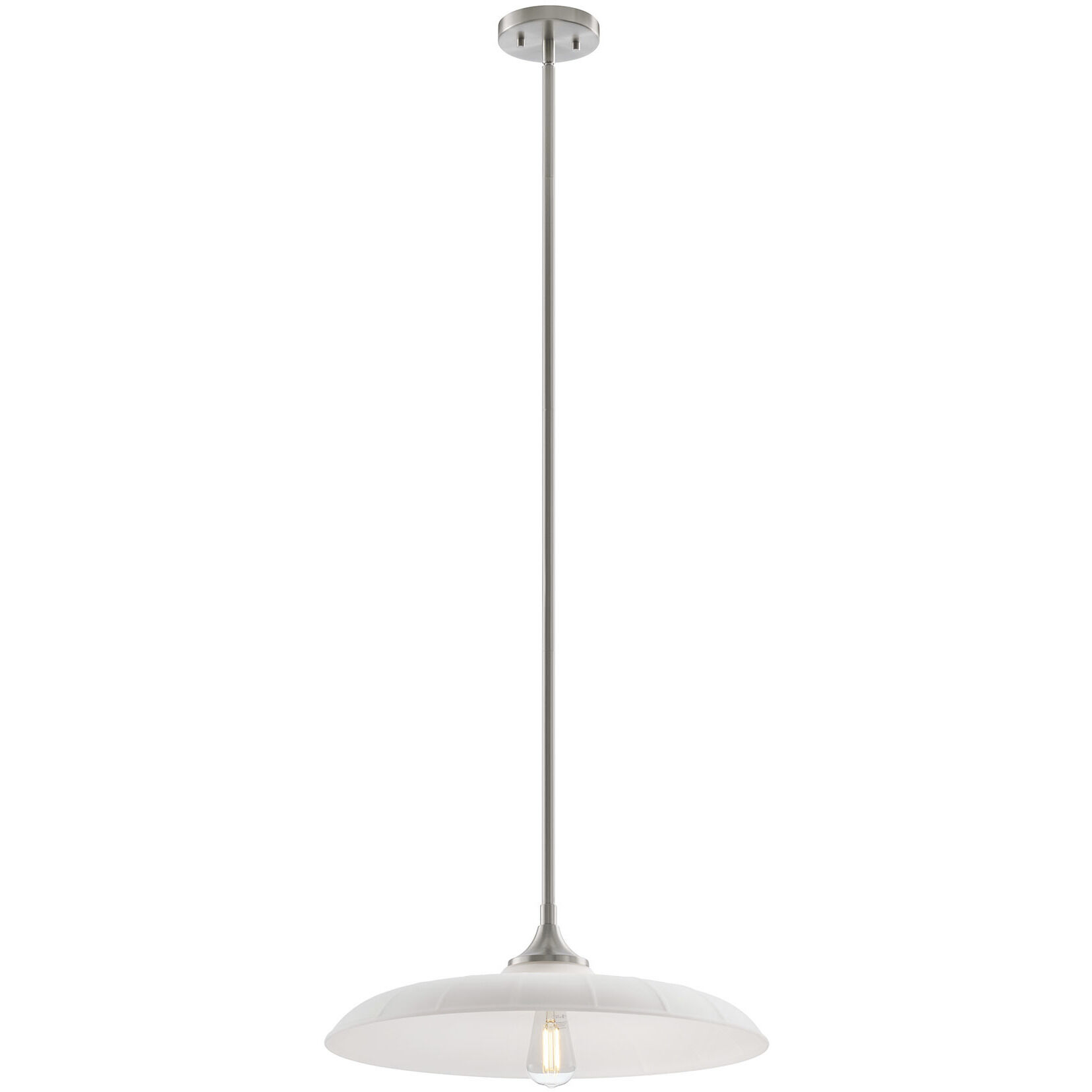 Hadley 1 Light 20 inch Satin Nickel Pendant Ceiling Light