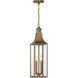 Lancaster 2 Light 7 inch Atlas Bronze Outdoor Hanging Lantern