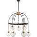 Fulton 9 Light 33 inch English Bronze/Warm Brass Chandelier Ceiling Light 