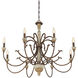 Sabine 8 Light 34 inch Avignon Chandelier Ceiling Light