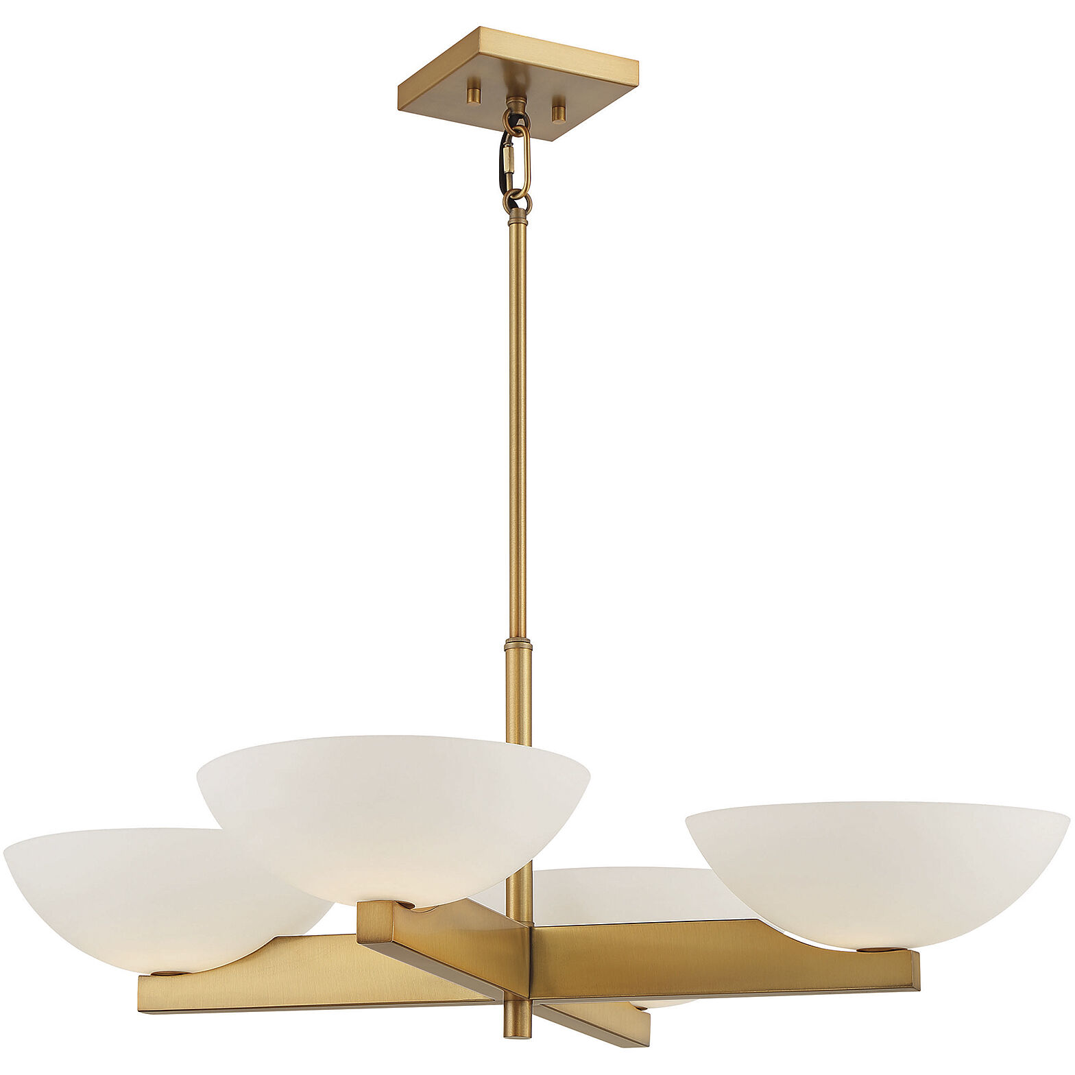 Fallon 4 Light 30 inch Warm Brass Chandelier Ceiling Light, Essentials